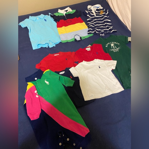 Lot of 9 boy’s 3 Months polo ralph lauren clothing Perfect Condition